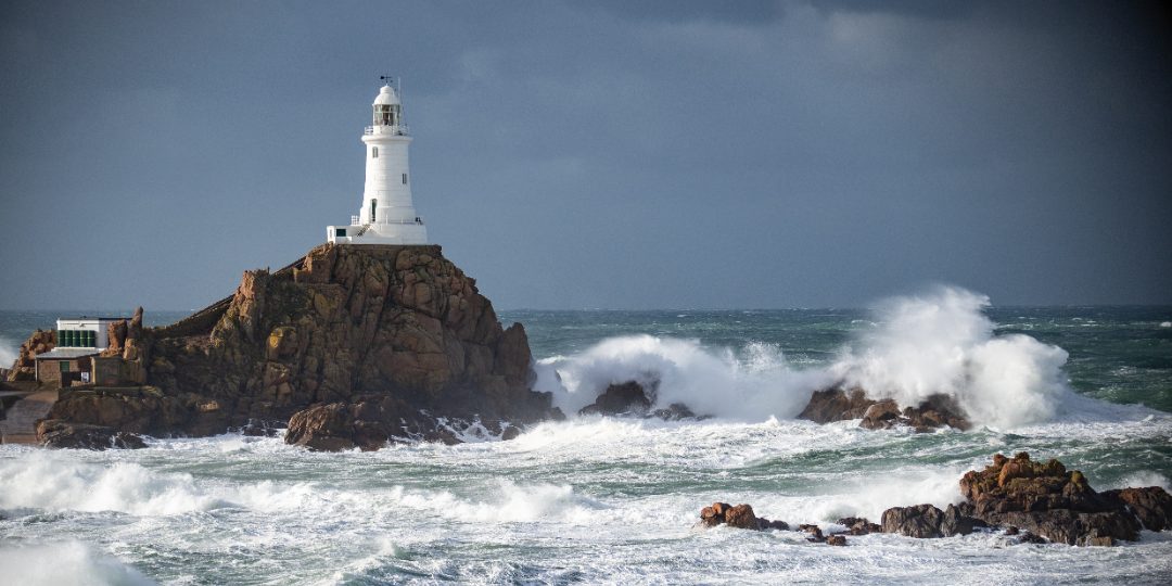 La Corbière Lighthouse, St Brélade, Jersey