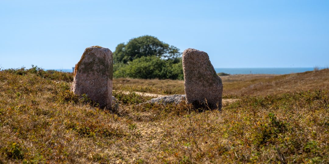 The Broken Menhir, St Brélade, Jersey